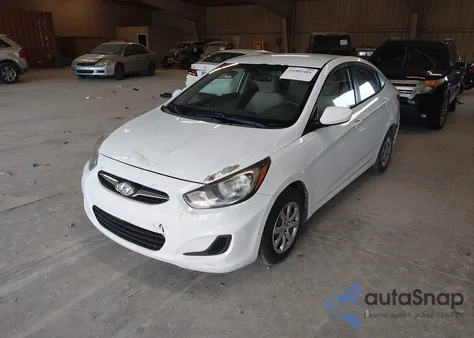 2013 Hyundai Accent Gls from USA, damaged, VIN KMHCT4AE8DU482636